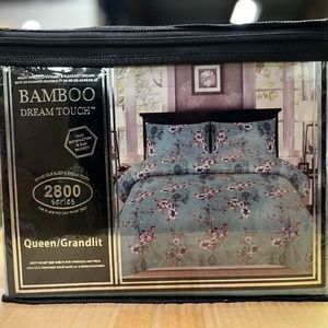 Luxury 4 Piece Queen Size Bamboo Bed Sheet